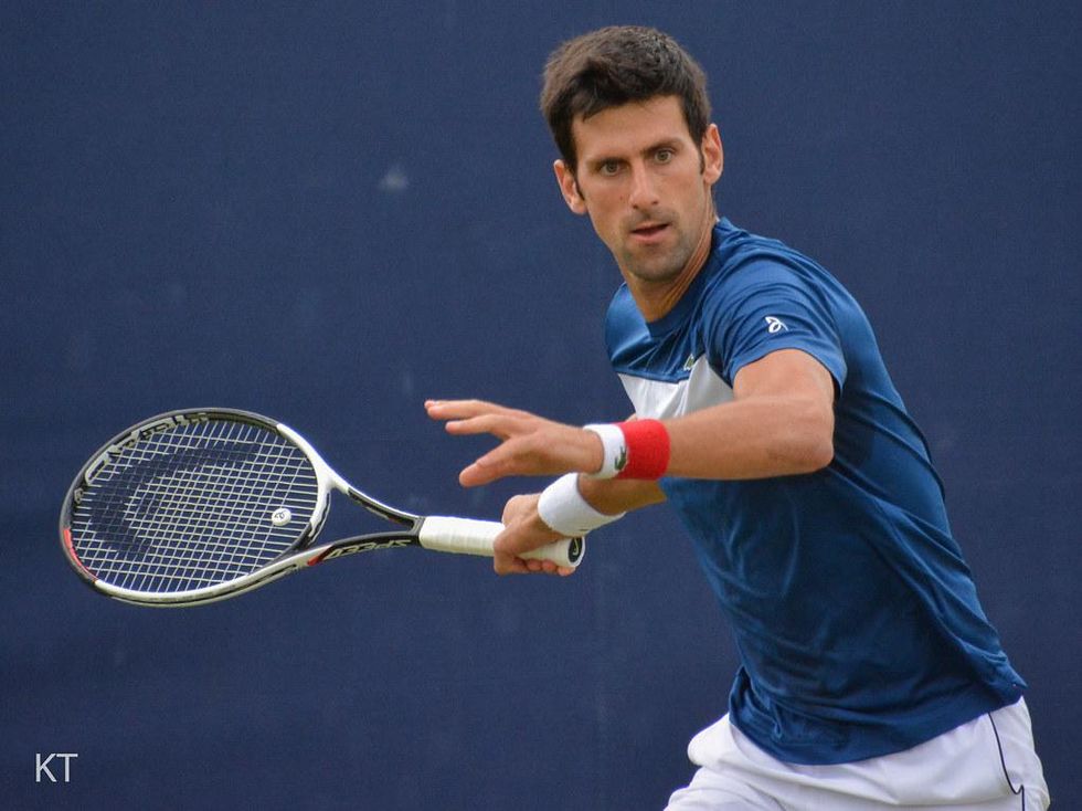 Novak Djokovic | On the practice court at the Fever-Tree Cha… | Flickr