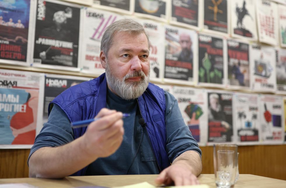 Novaya Gazeta editor-in-chief Dmitry Murato