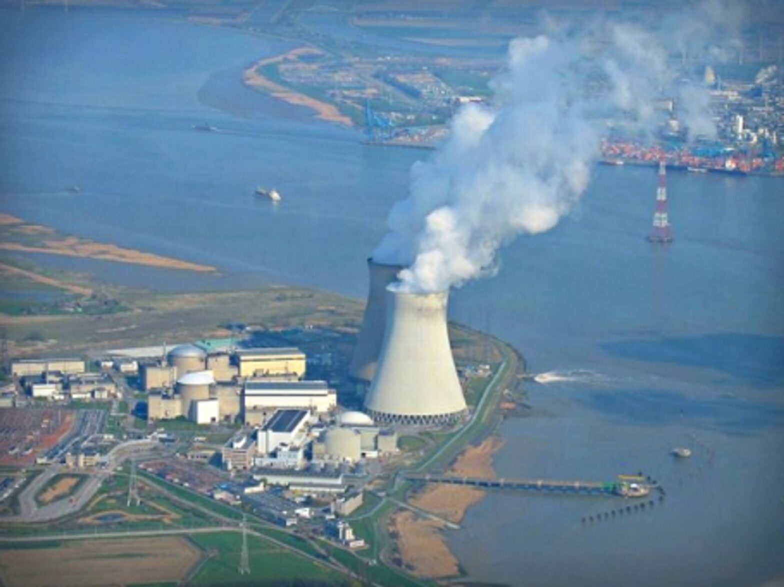 Nuclear power plant in Doel, Belgium