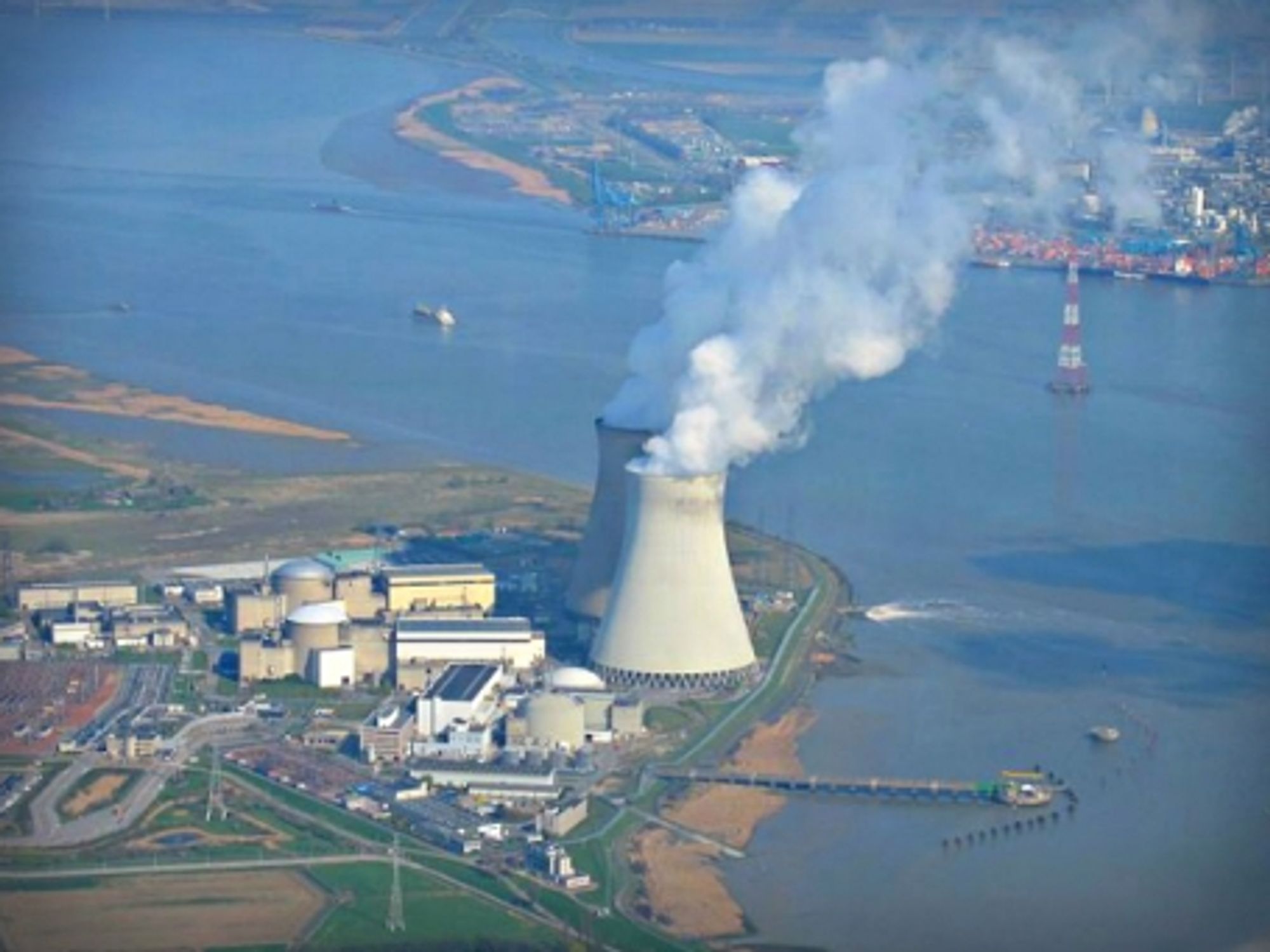 Nuclear power plant in Doel, Belgium