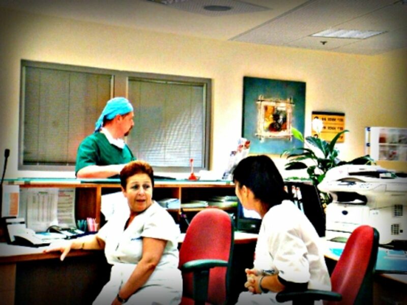 Nurses in Assuta Haifa hospital, Israel