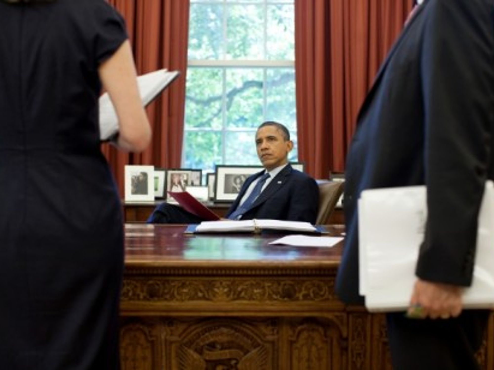 Obama at work, June 8, 2012 (Pete Souza/White House)