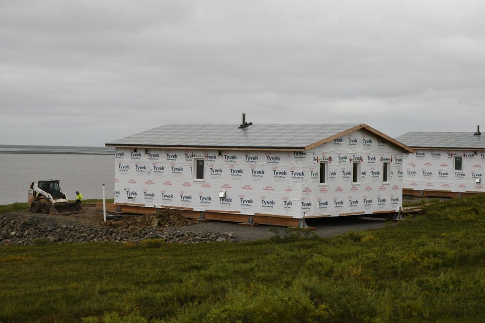 Of the new homes being built in Mertarvik, Alaska in 2019.