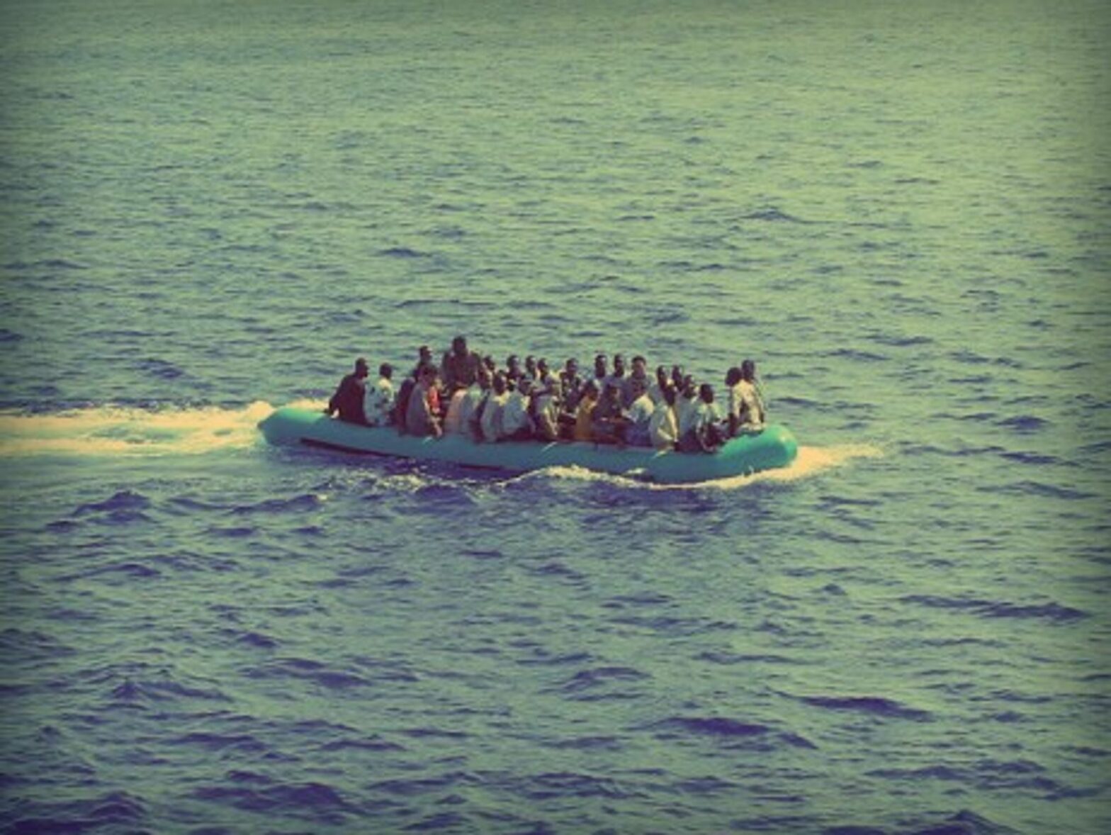 Off the coast of Lampedusa