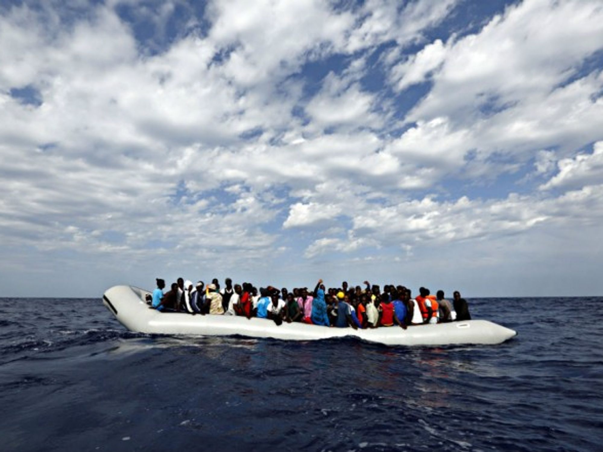 Off the coast of Lampedusa, 2014