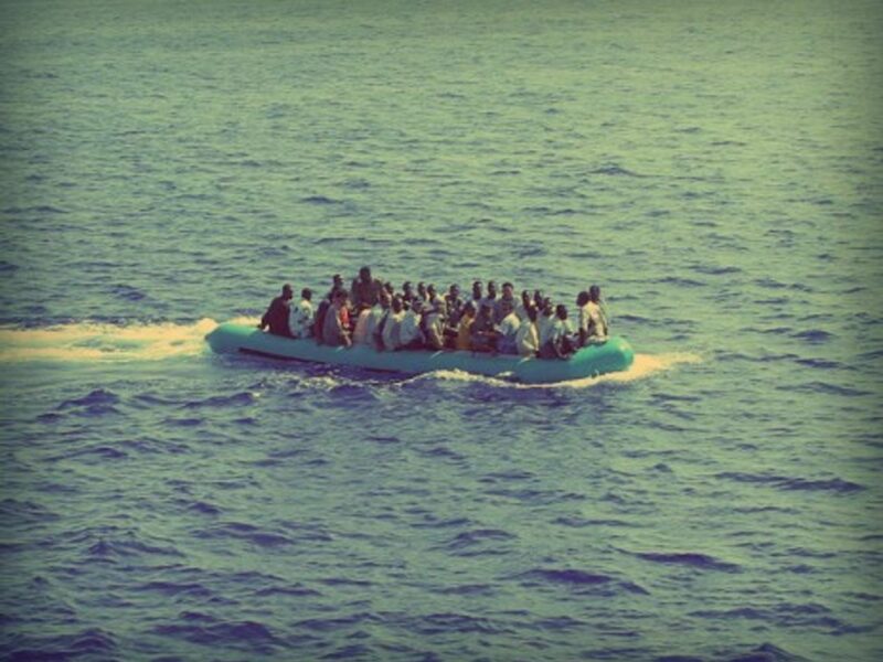 Off the coast of Lampedusa
