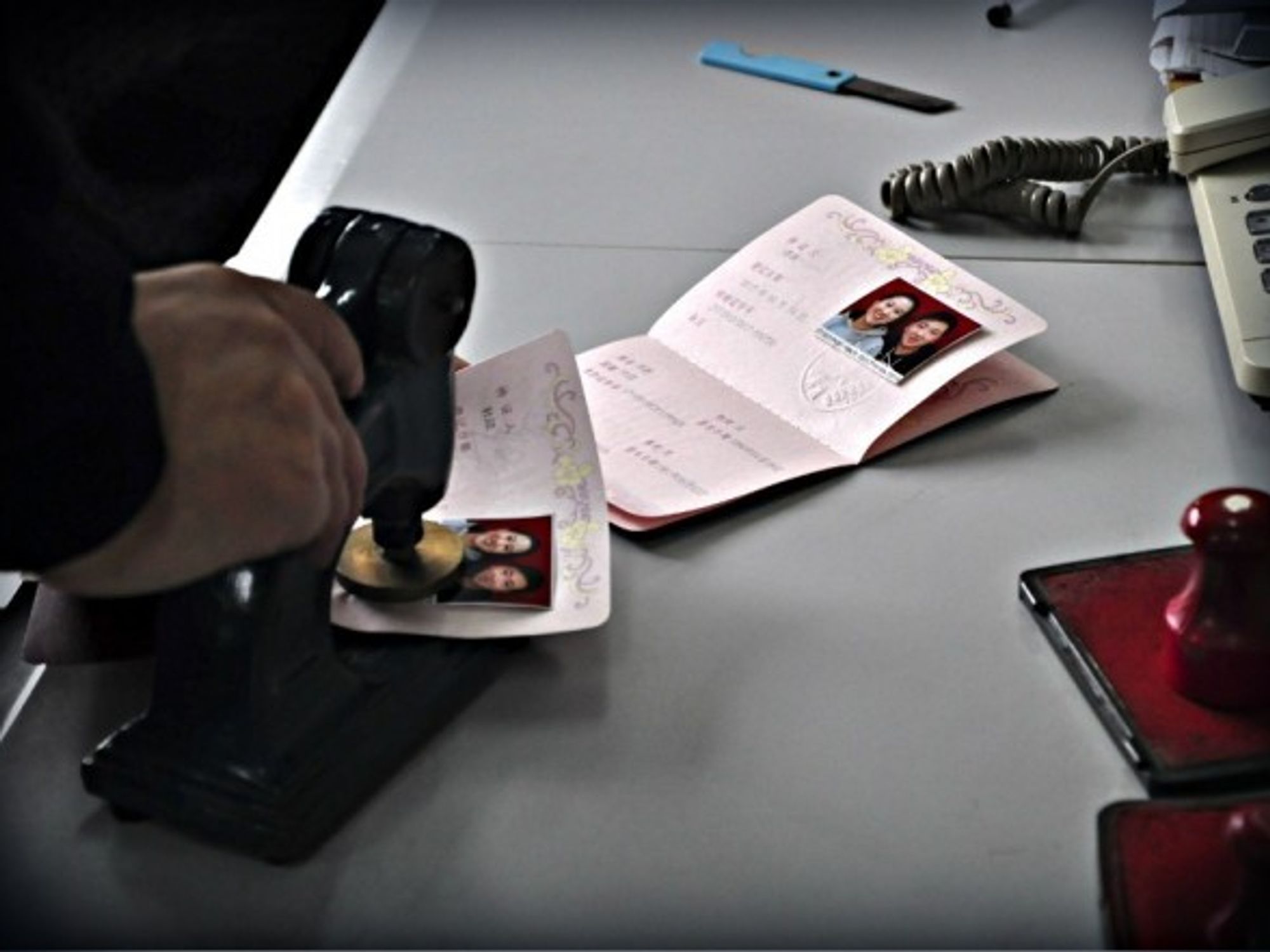 Official marriage documents in Liaocheng, China