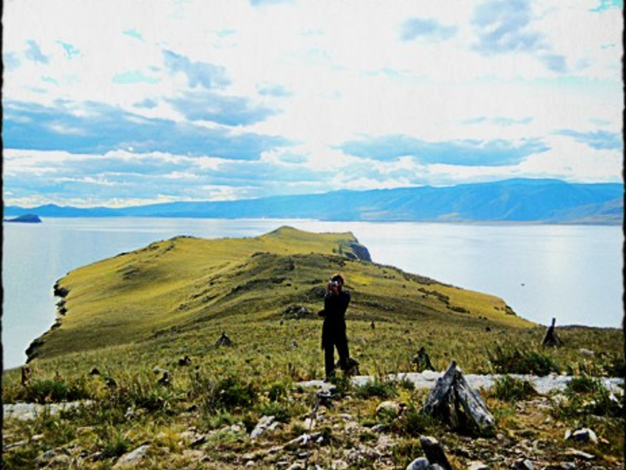 Ogoi island on Lake Baikal, the worldâ€™s deepest, clearest, oldest and most voluminous lake