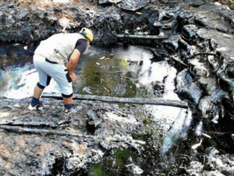 Oil reaching Amazon waters.