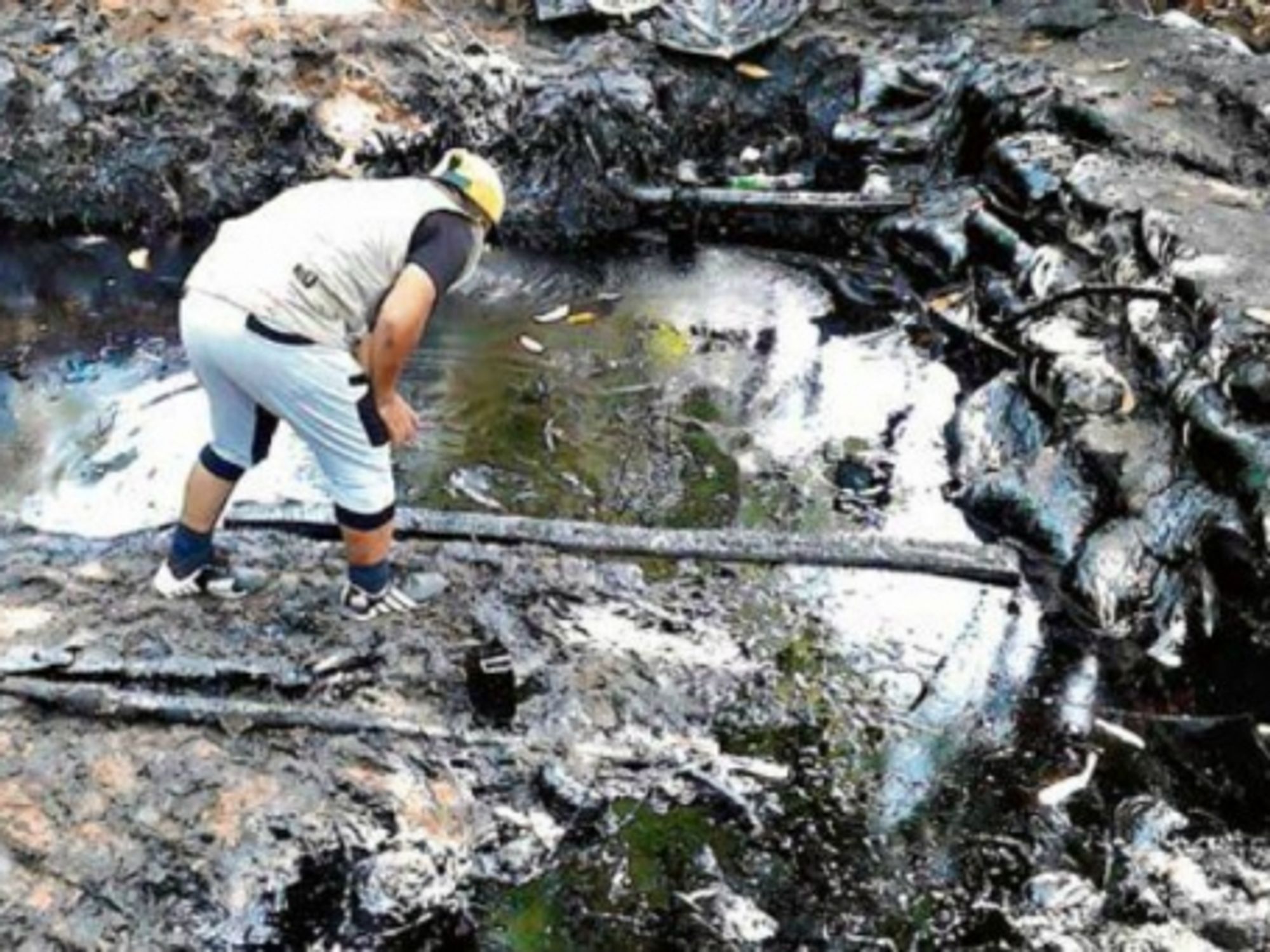 Oil reaching Amazon waters.