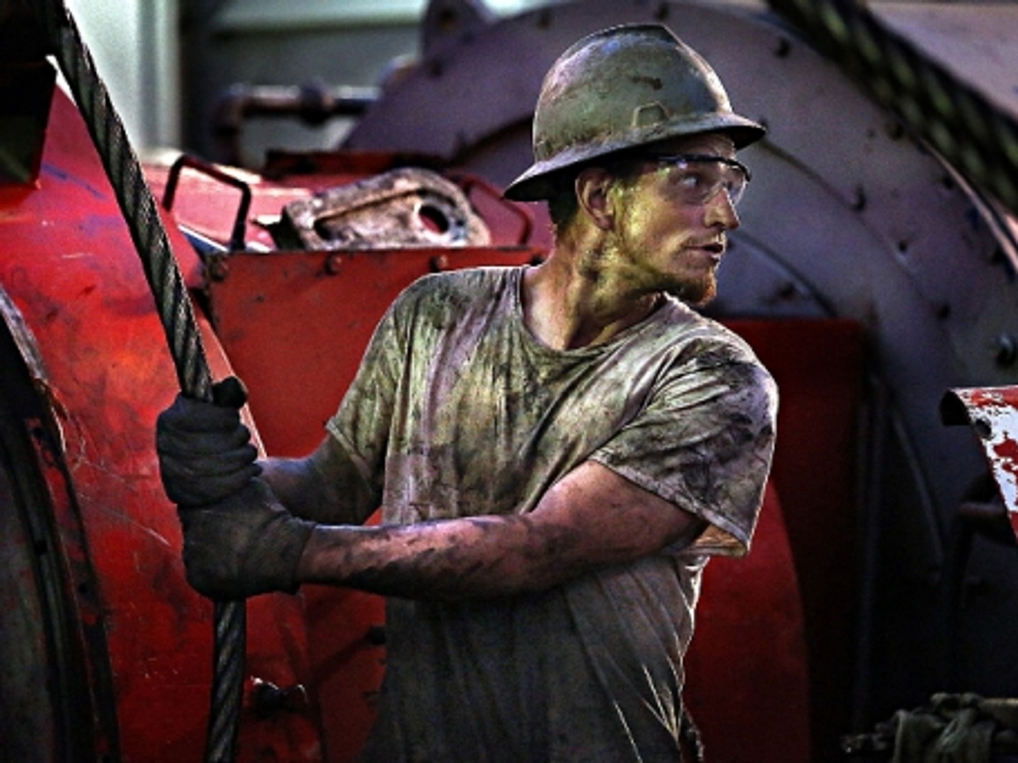 Oil rig worker