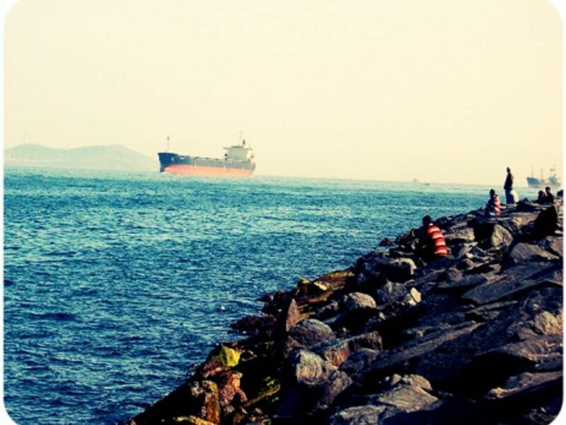 Oil tankers in Istanbul