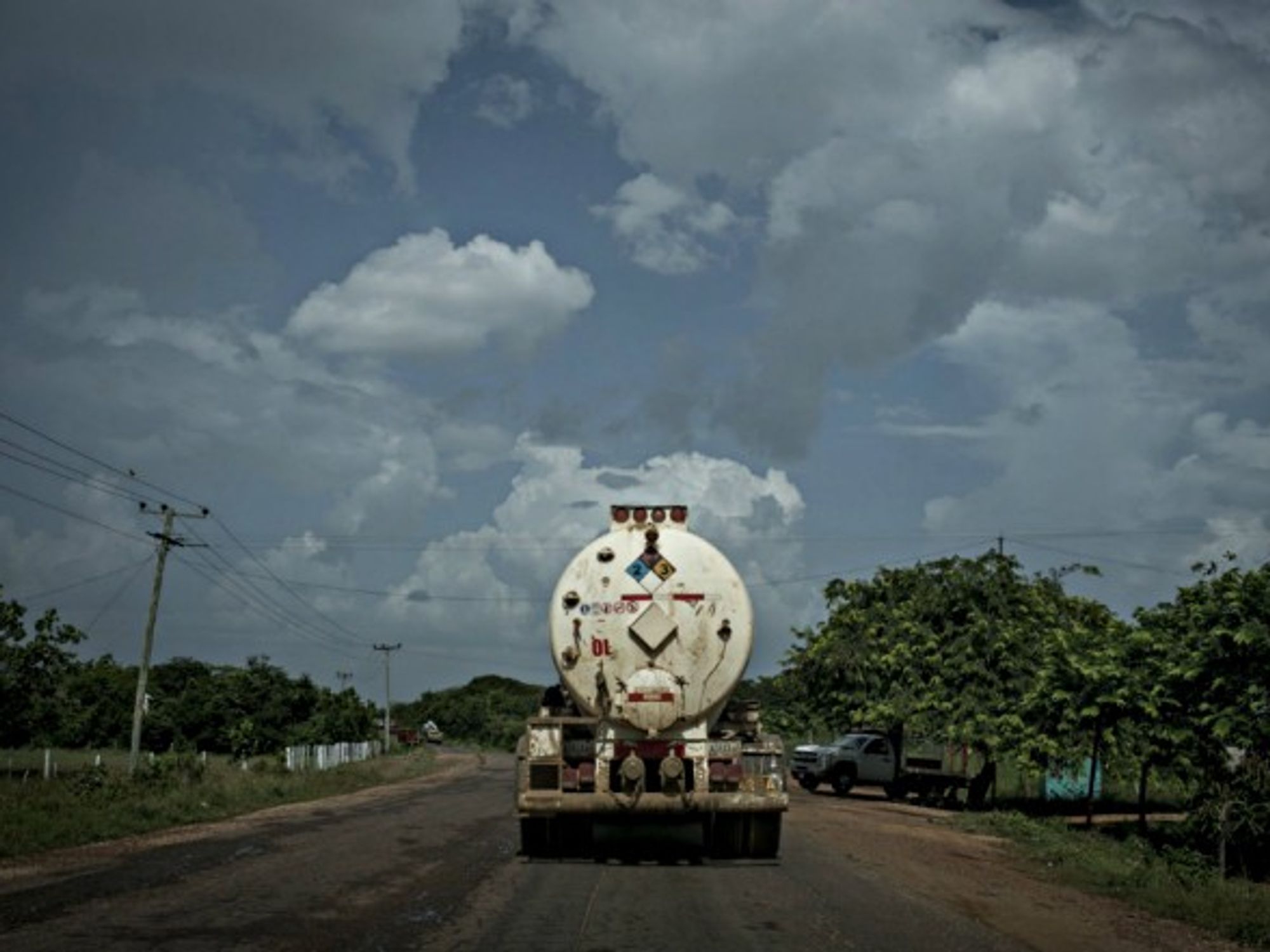 Oil truck in Zuata, Venezuela