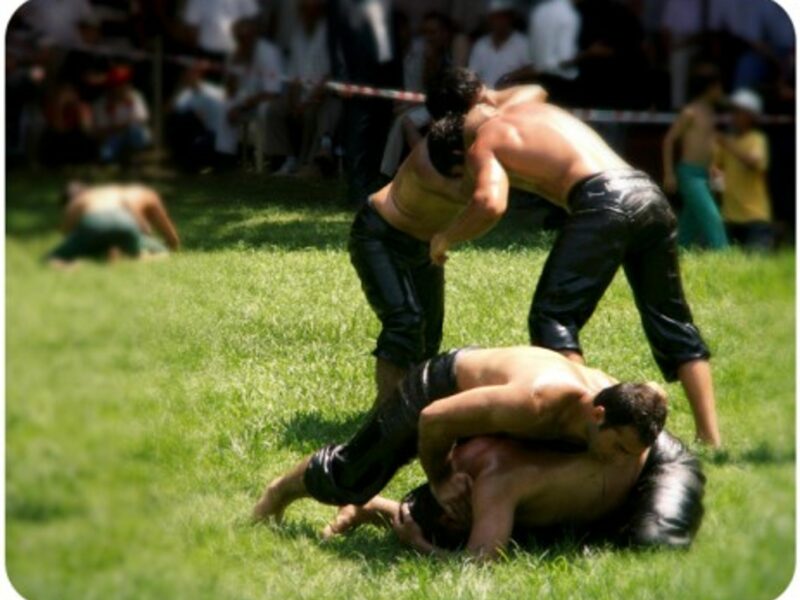 Oil wrestling tournament in Istanbul