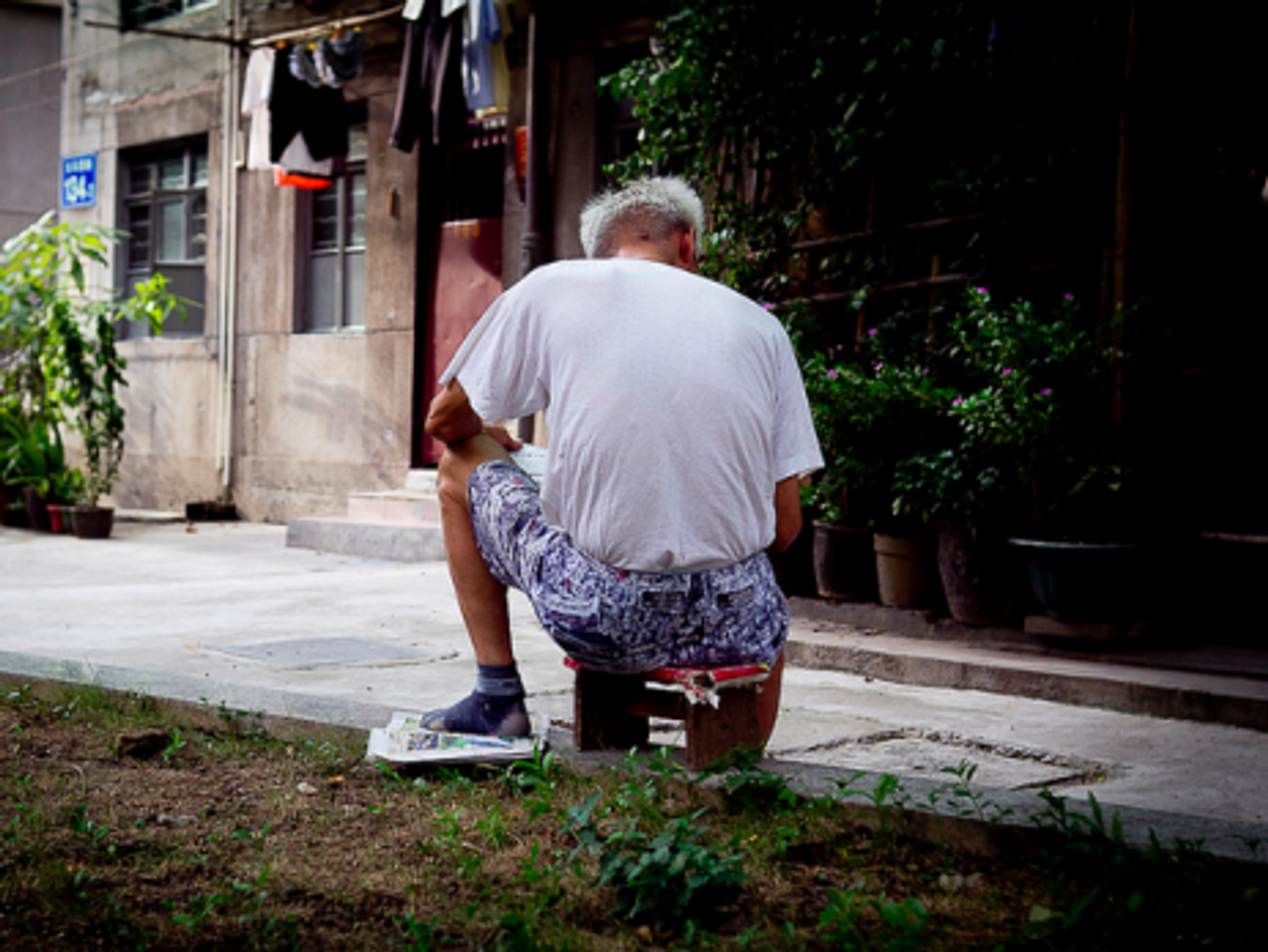 Old man in Guangzhou