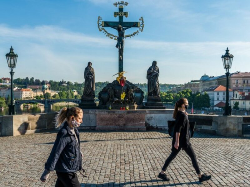 On Charles bridge in Prague