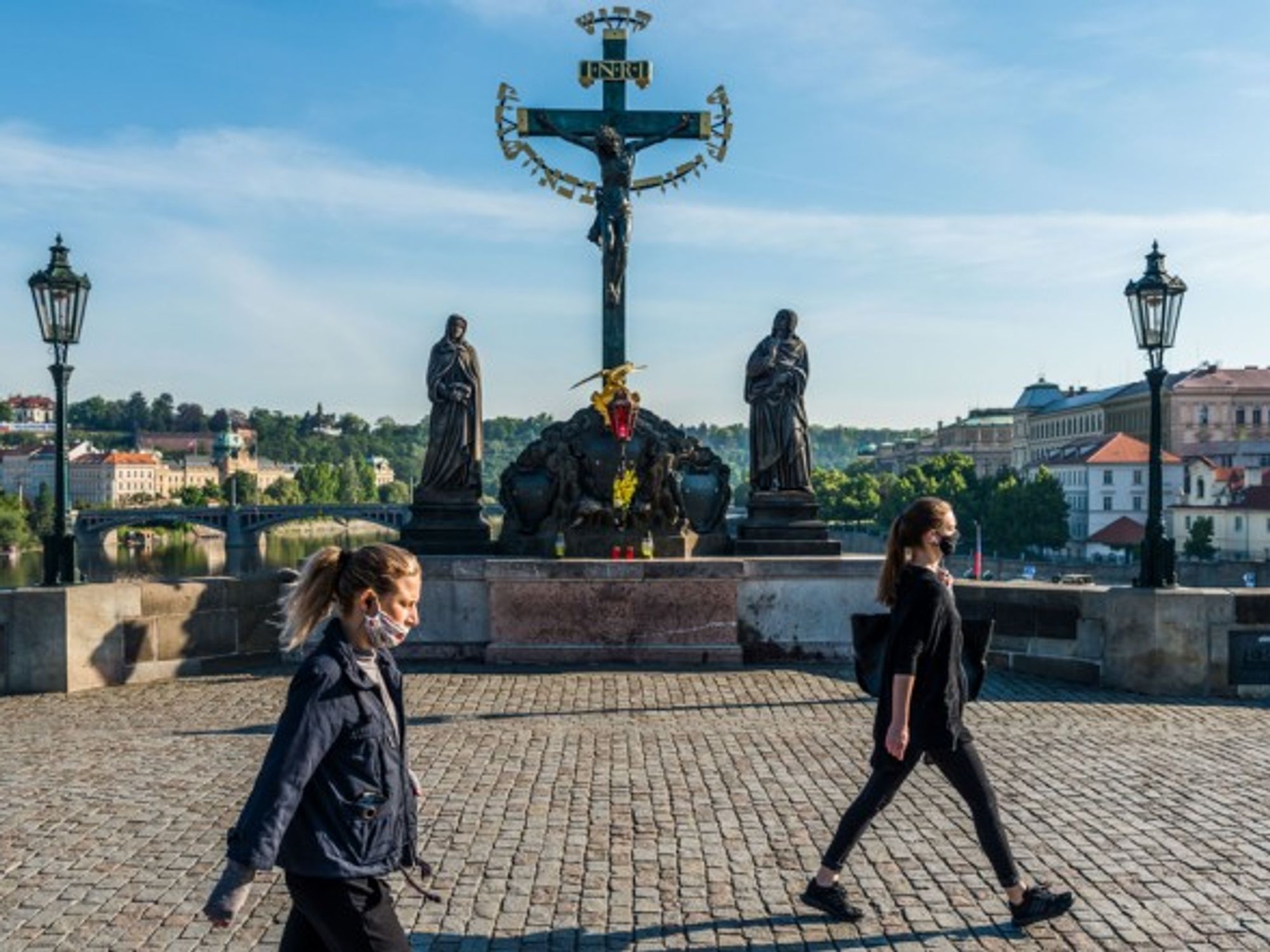 On Charles bridge in Prague
