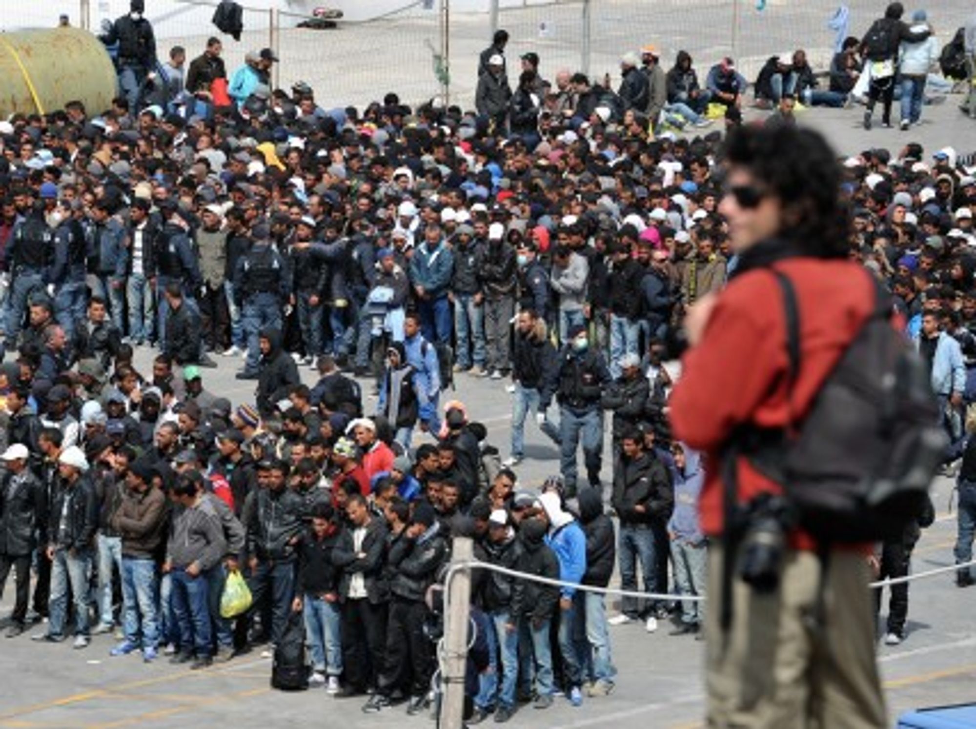 On Lampedusa island