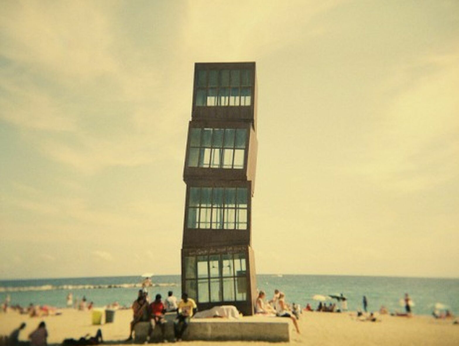 On the beach in Barcelona (C.Y.R.I.L)