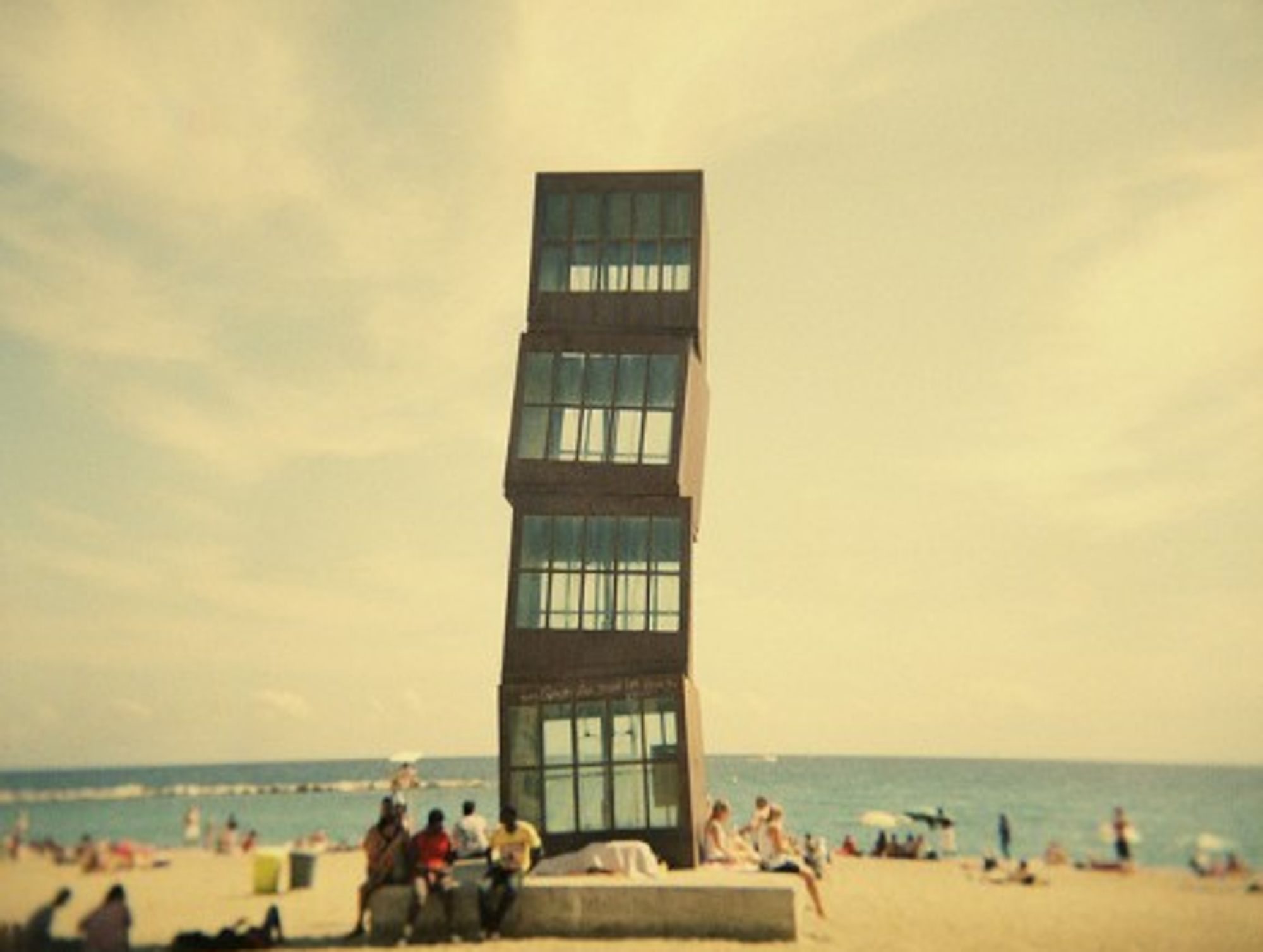 On the beach in Barcelona (C.Y.R.I.L)