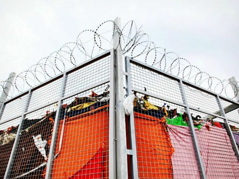 On the border between Hungary and Serbia