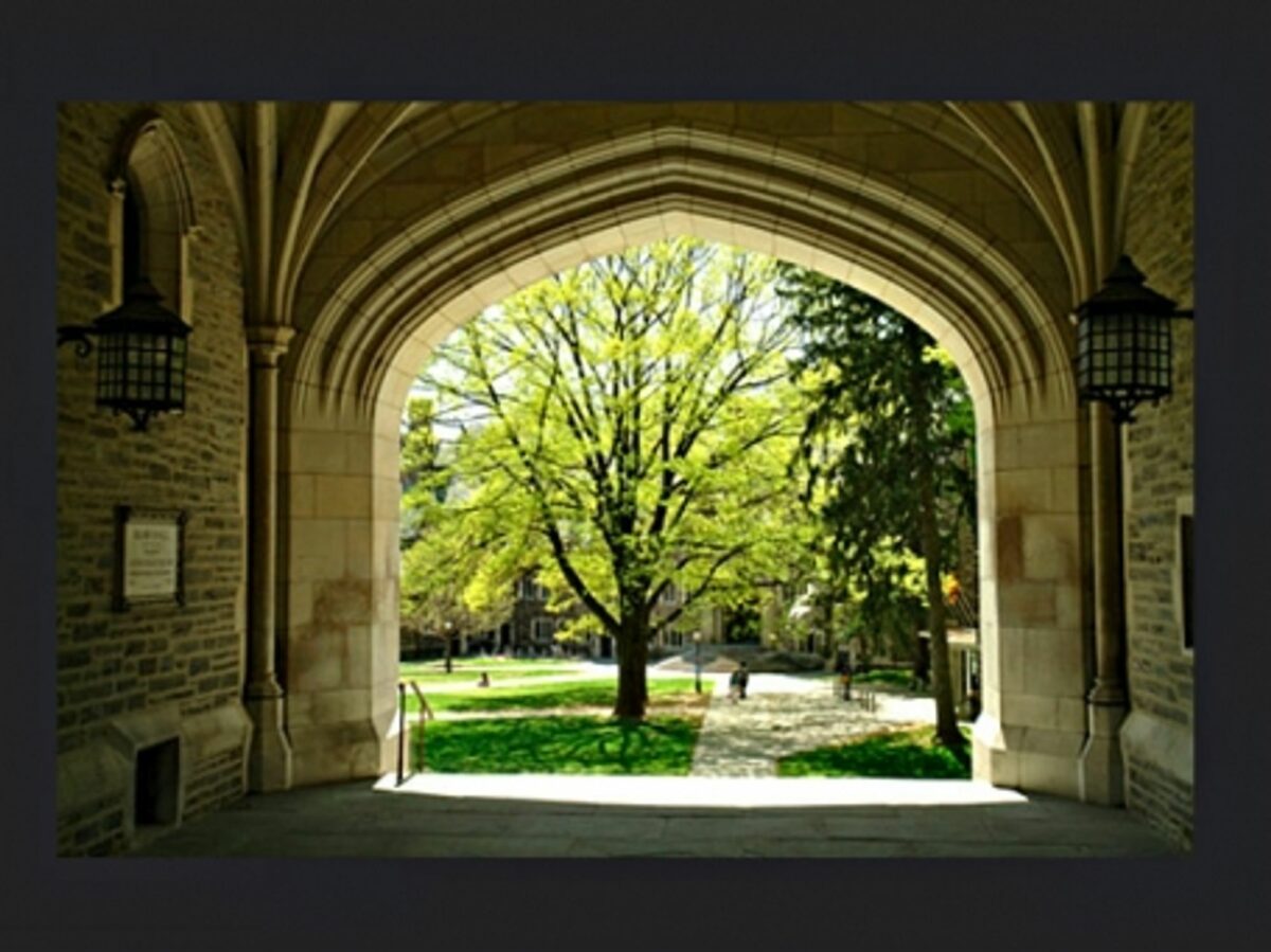 On the campus of Princeton University in New Jersey