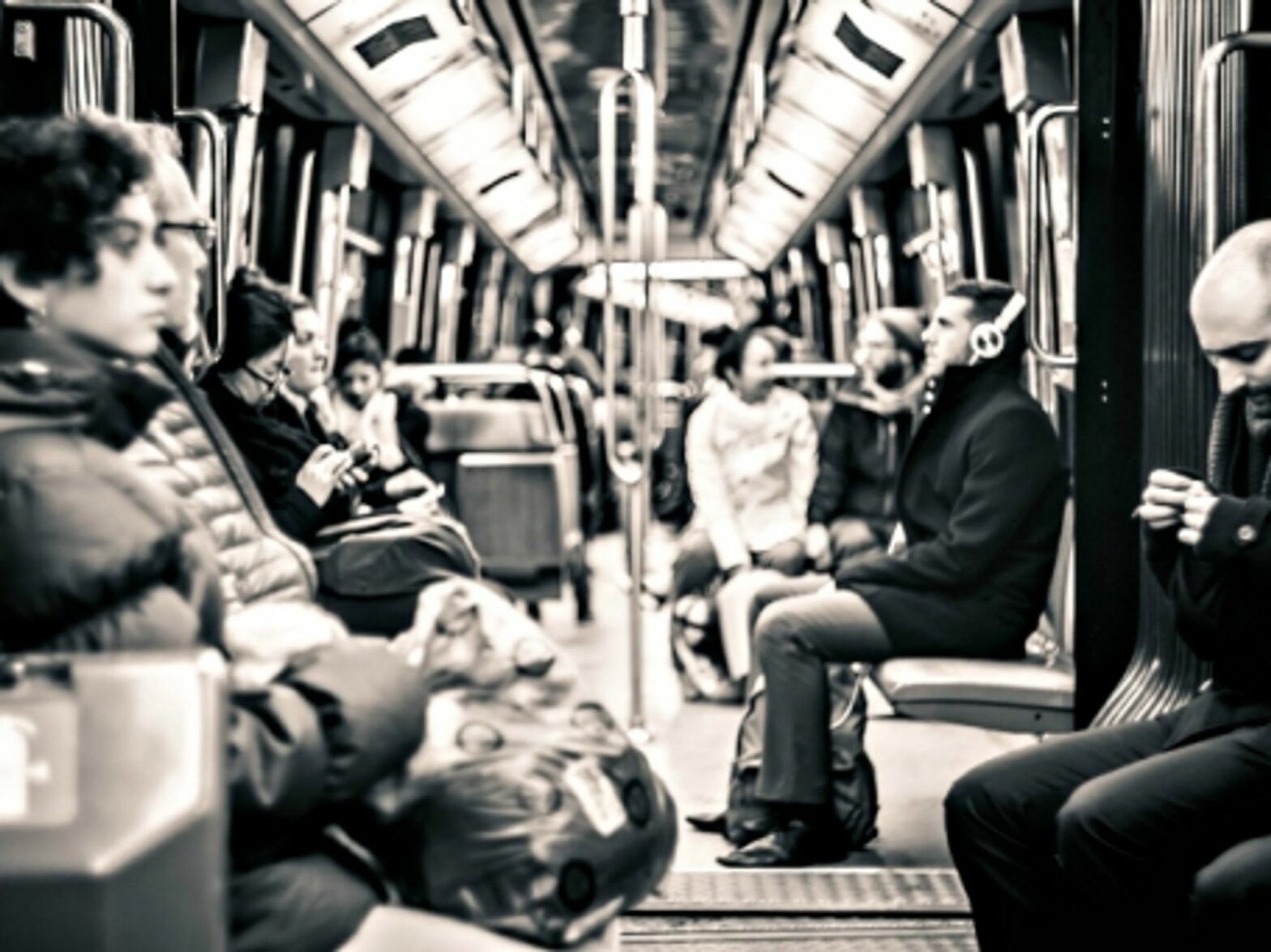 On the Paris Metro