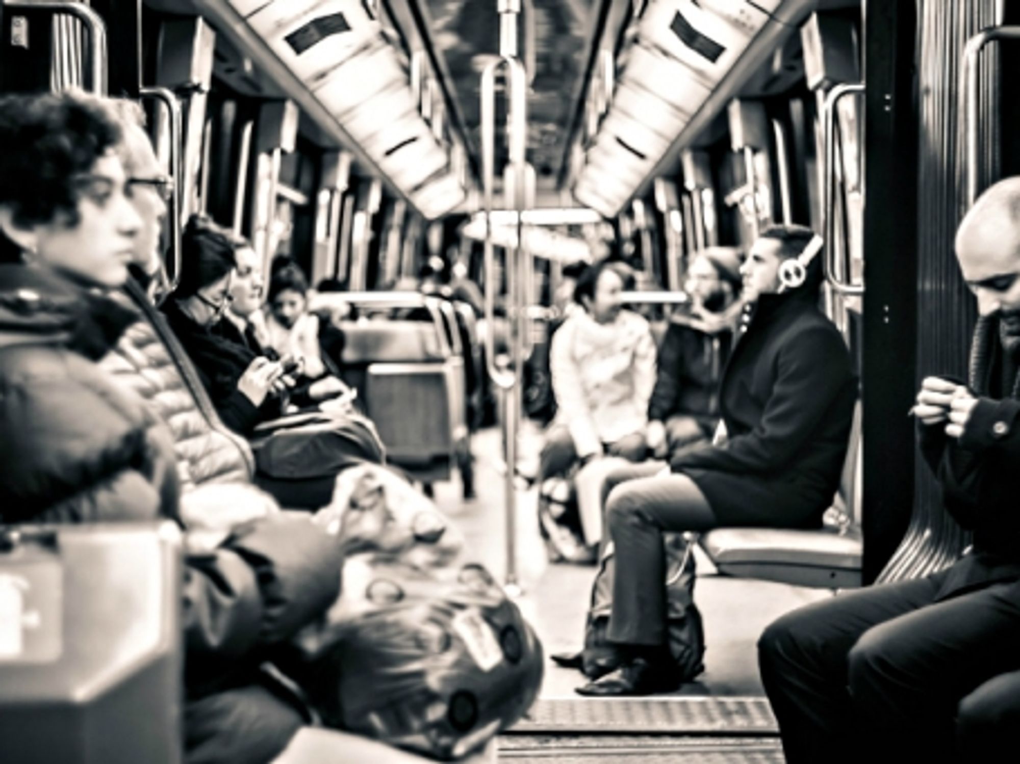 On the Paris Metro
