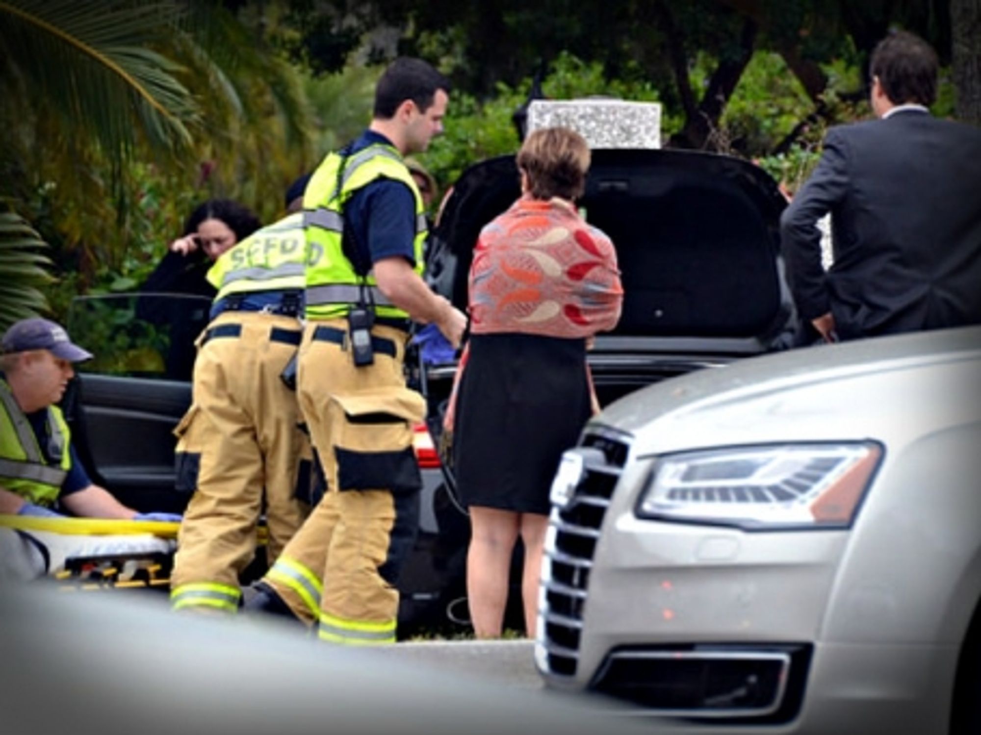 On the scene