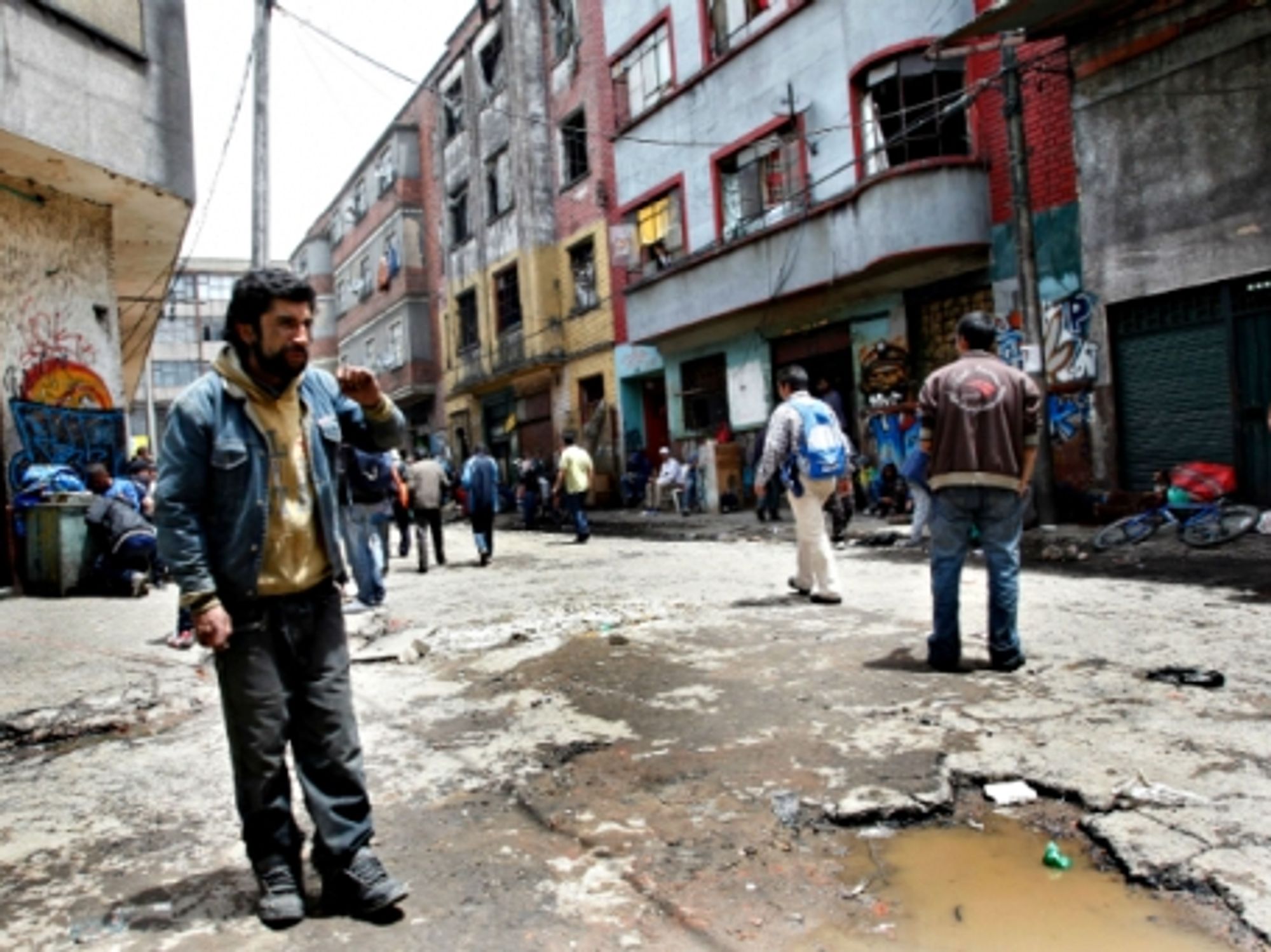 On the streets of Bogota's Bronx