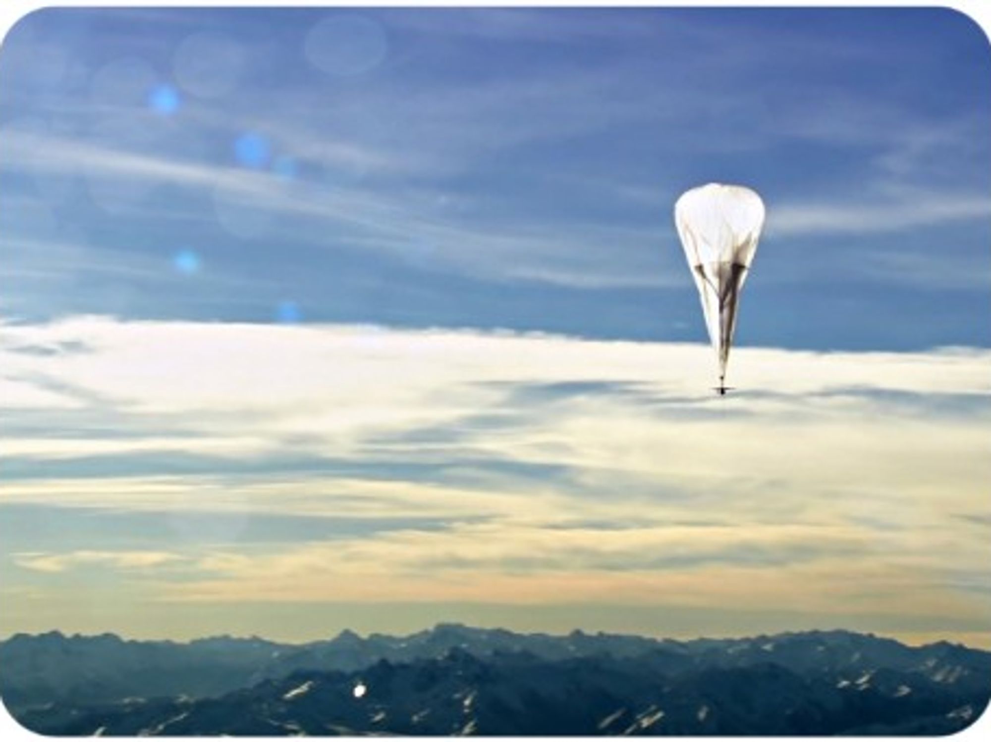 One of Google's Project Loon balloons