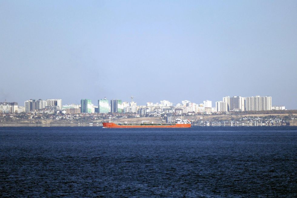 One of the bulk carriers that entered the port of Odesa under the ''grain initiative