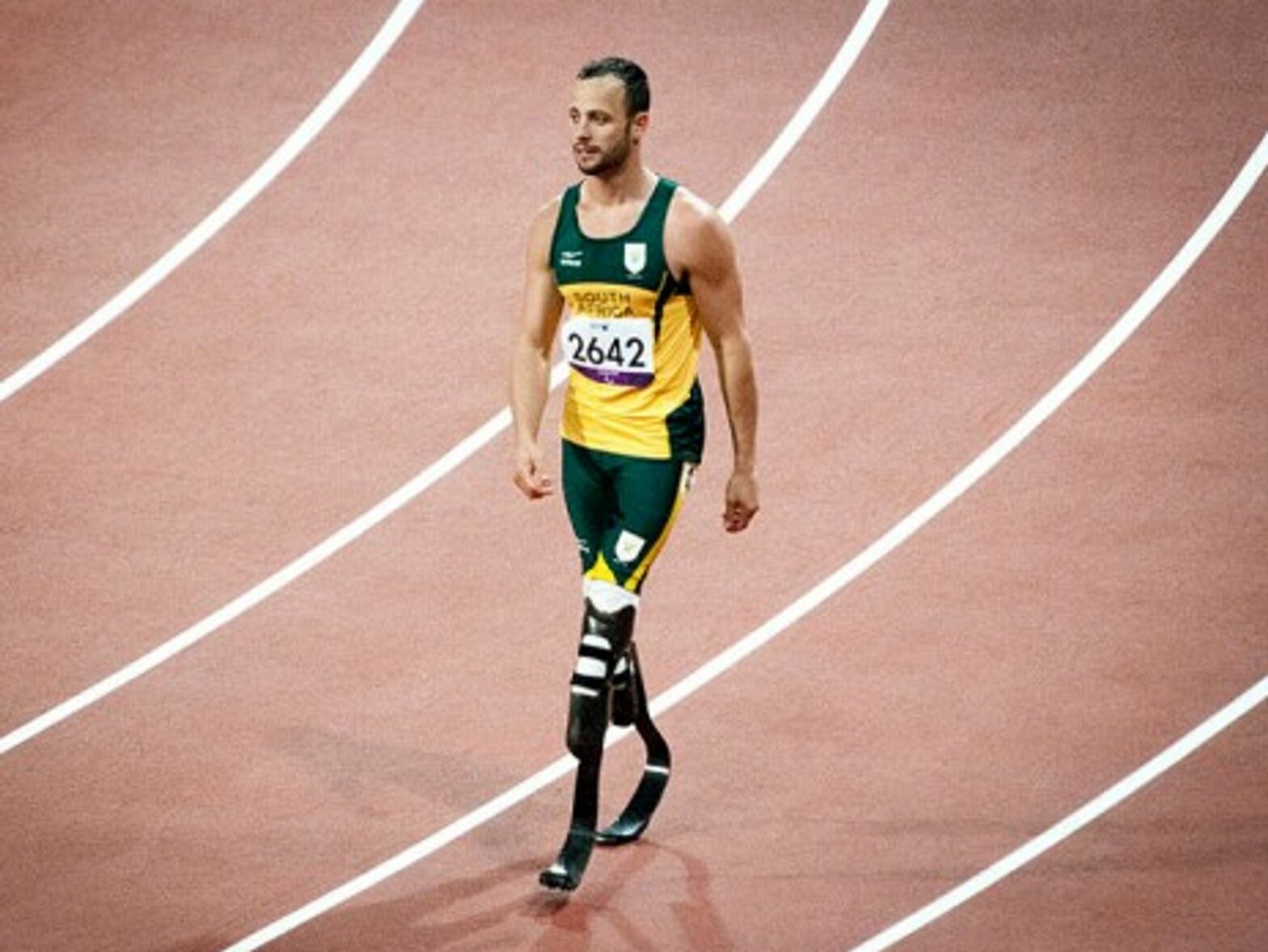Oscar Pistorius at the 2012 London Paralympics