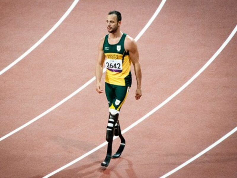 Oscar Pistorius at the 2012 London Paralympics