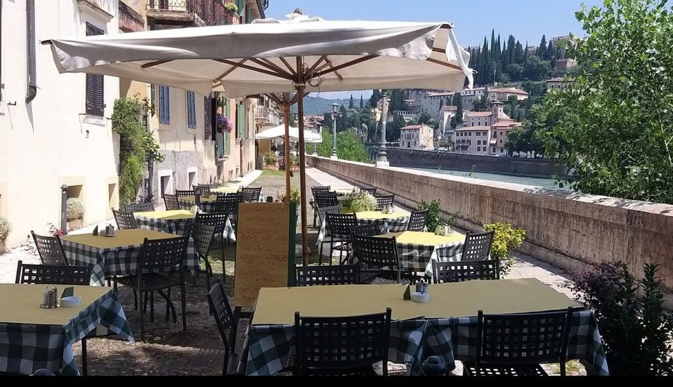 Osteria Verona Antica terrace