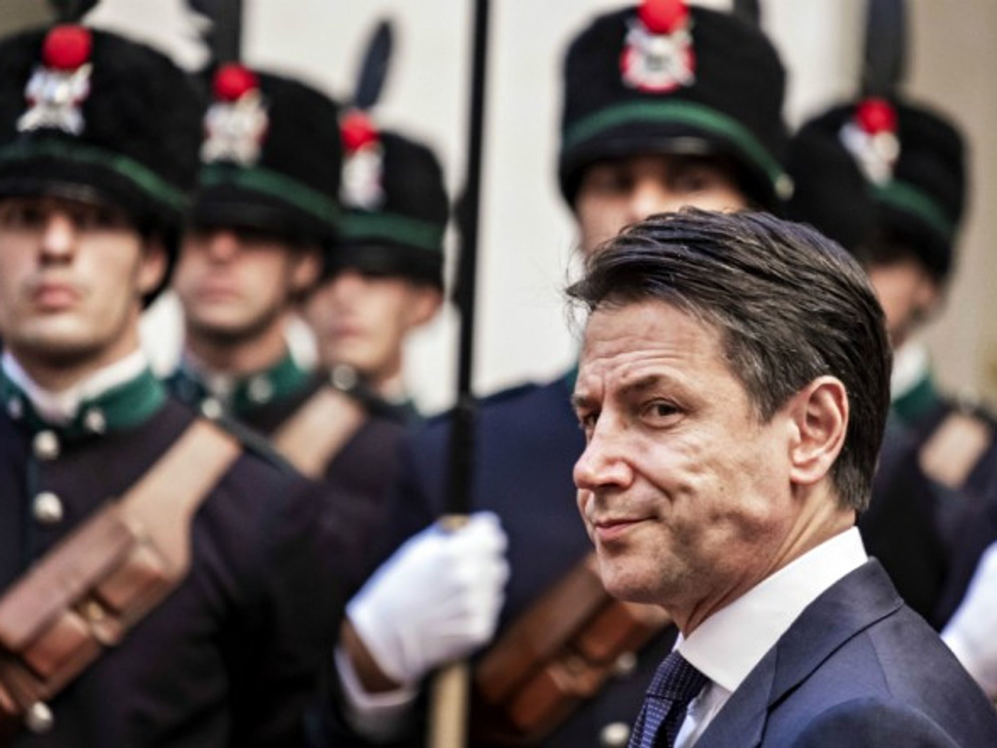 Outgoing PM Giuseppe Conte in Rome