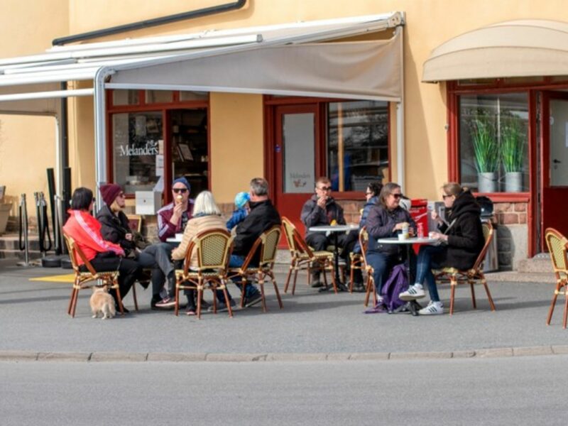 Outside in Stockholm