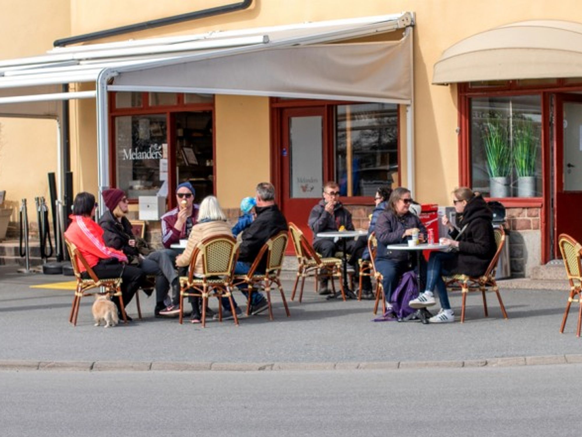 Outside in Stockholm