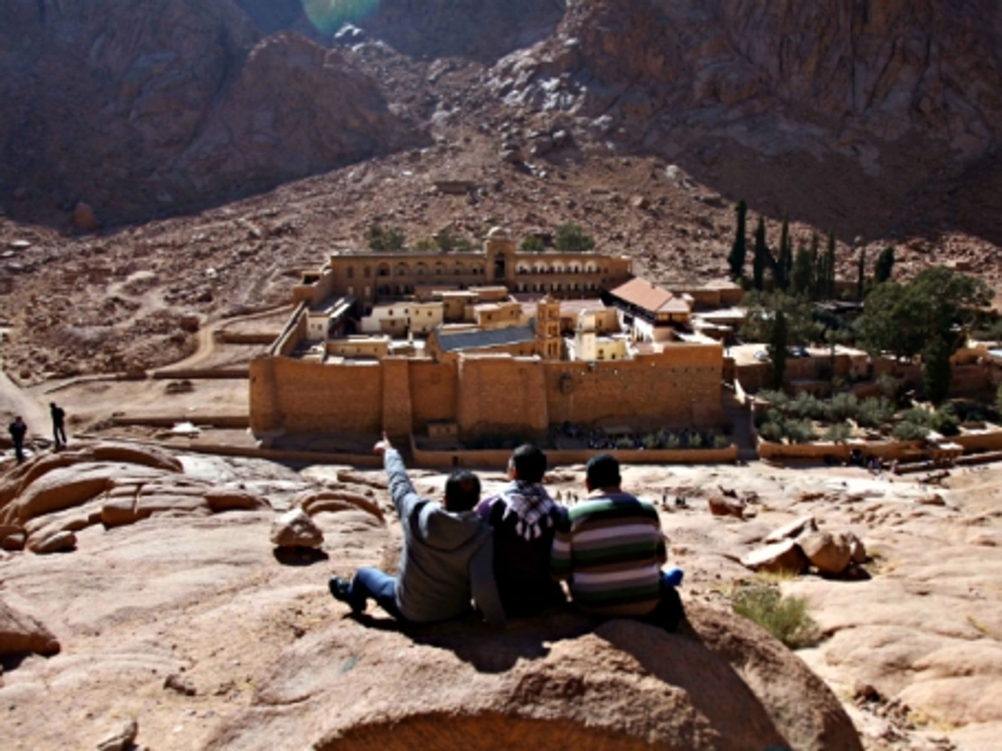 Overlooking Saint Catherine's Monastery