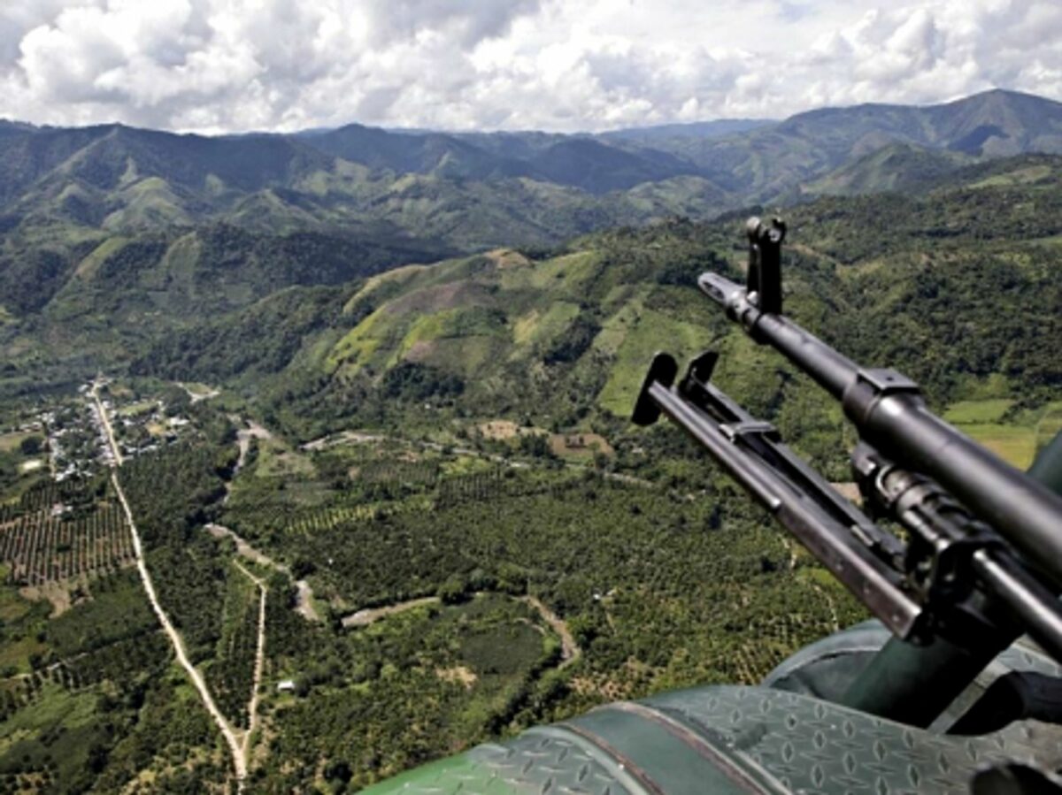 Overlooking the Vraem valley