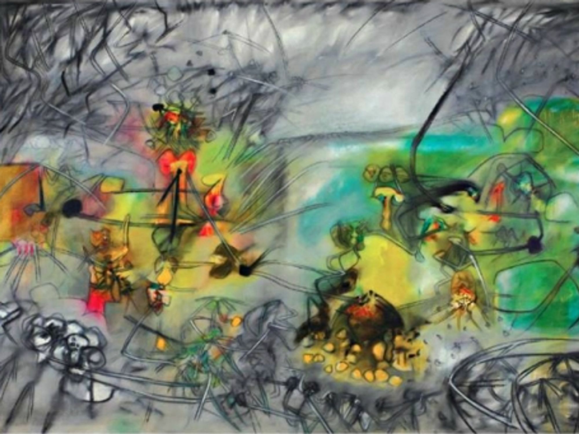 Painting by Roberto Matta