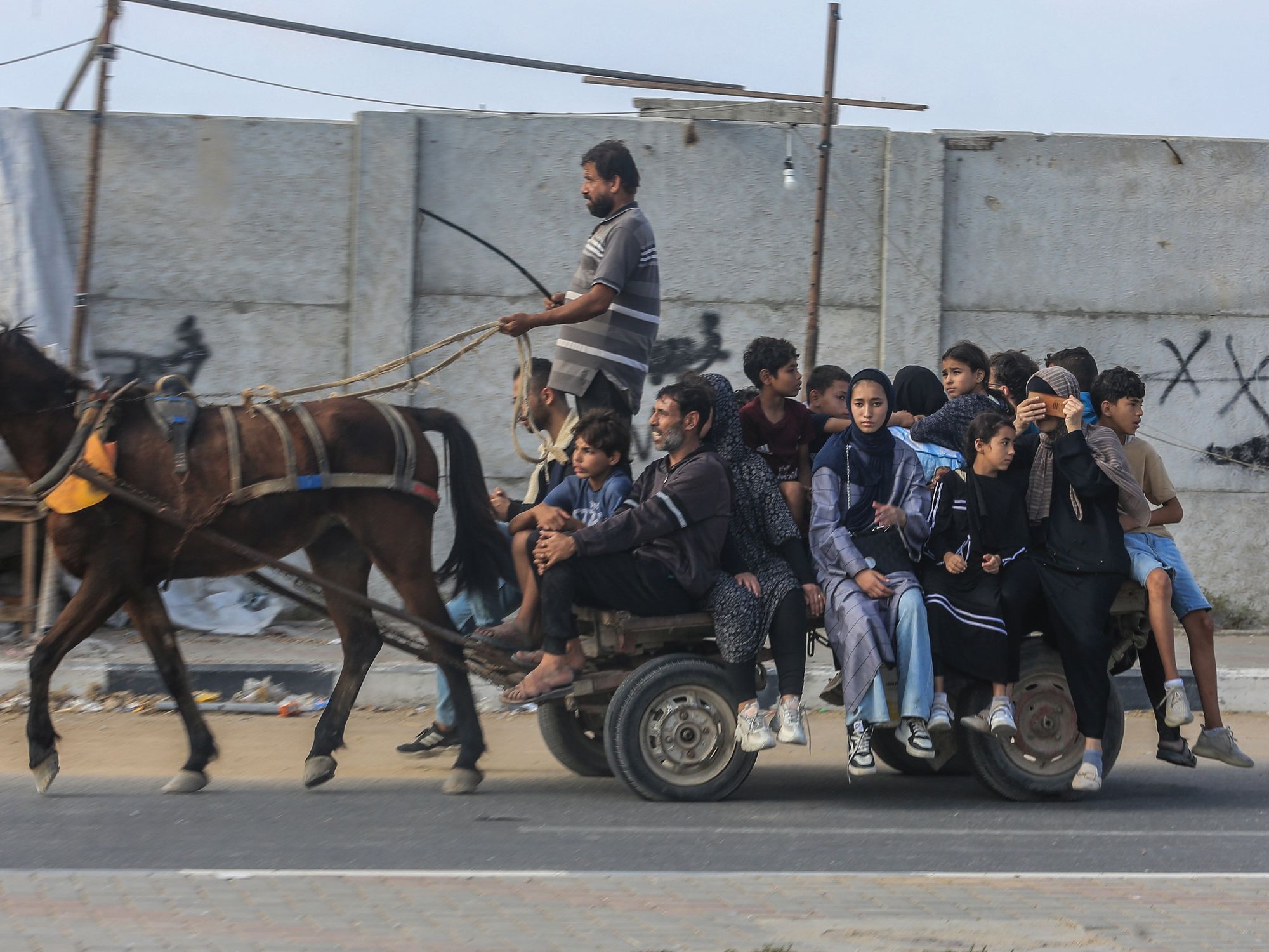Bombs, "Humanitarian" Pause, More Bombs: Journey With Gazans Uprooted By Israel's War