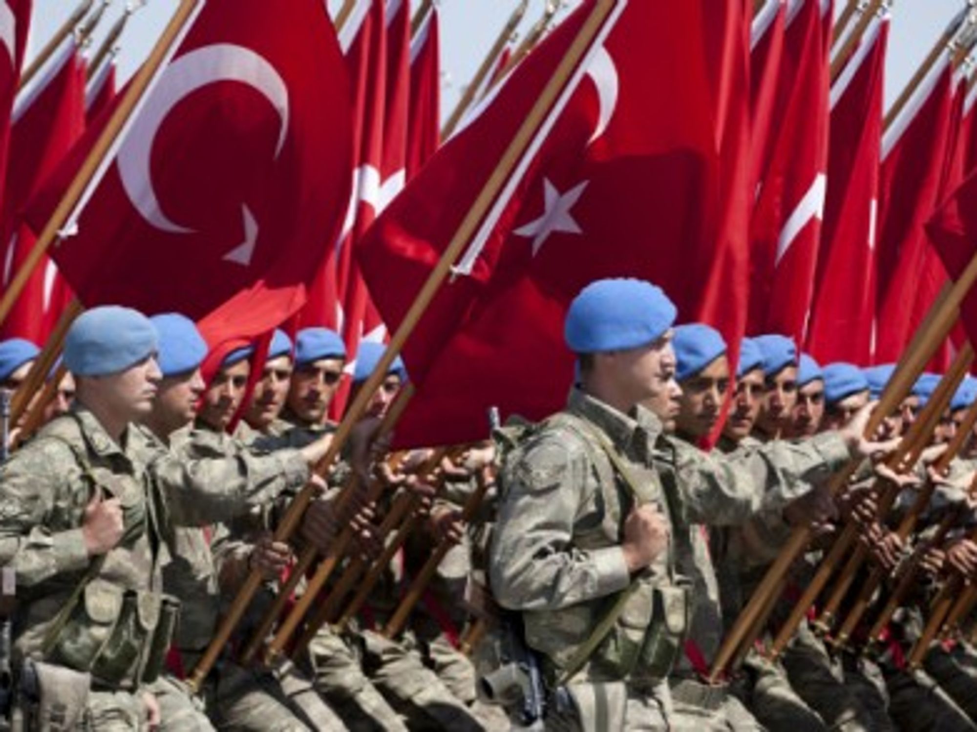 Parading in Ankara