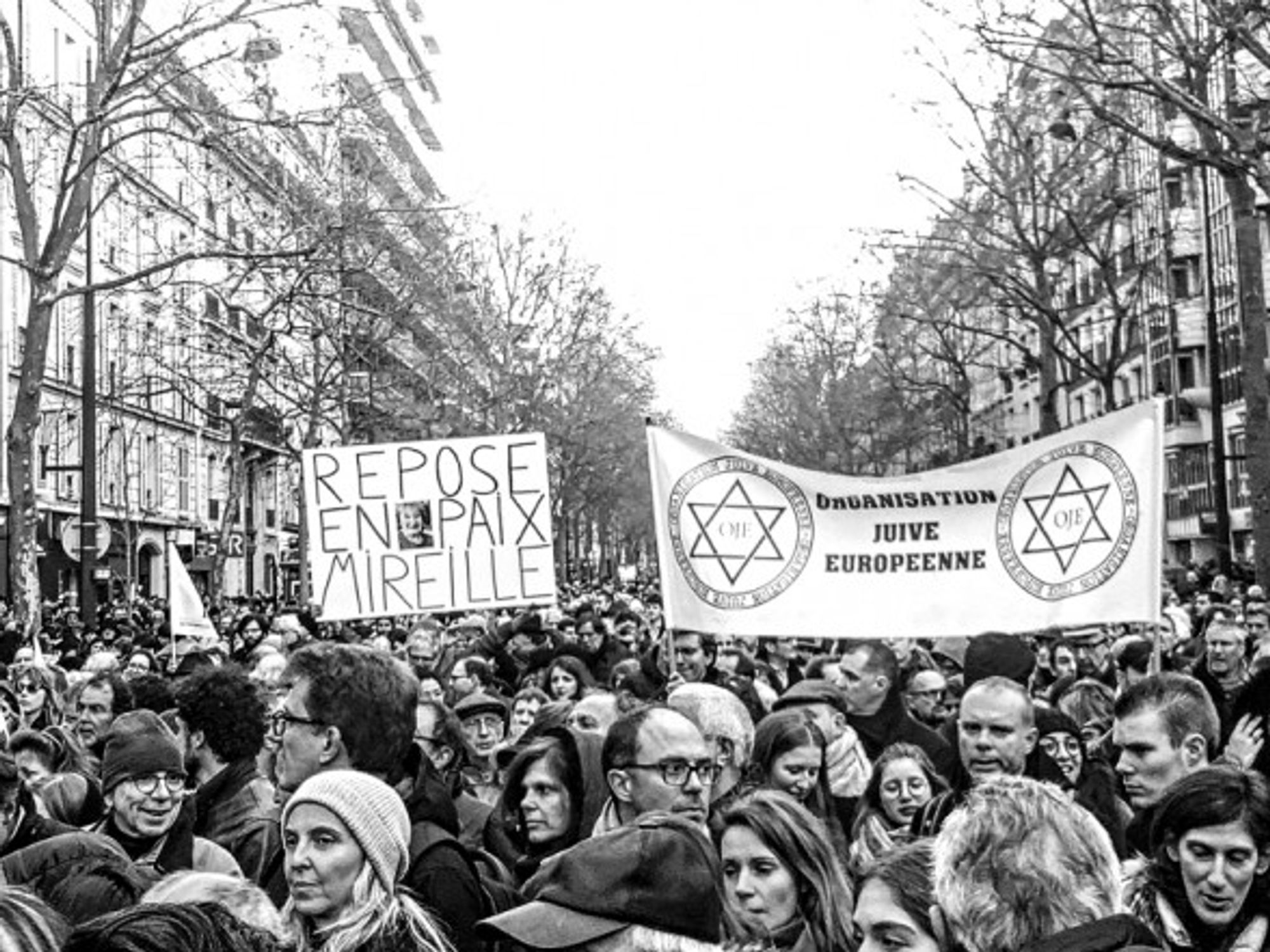 Paris march in memory of slain Mireille Knoll on March 28