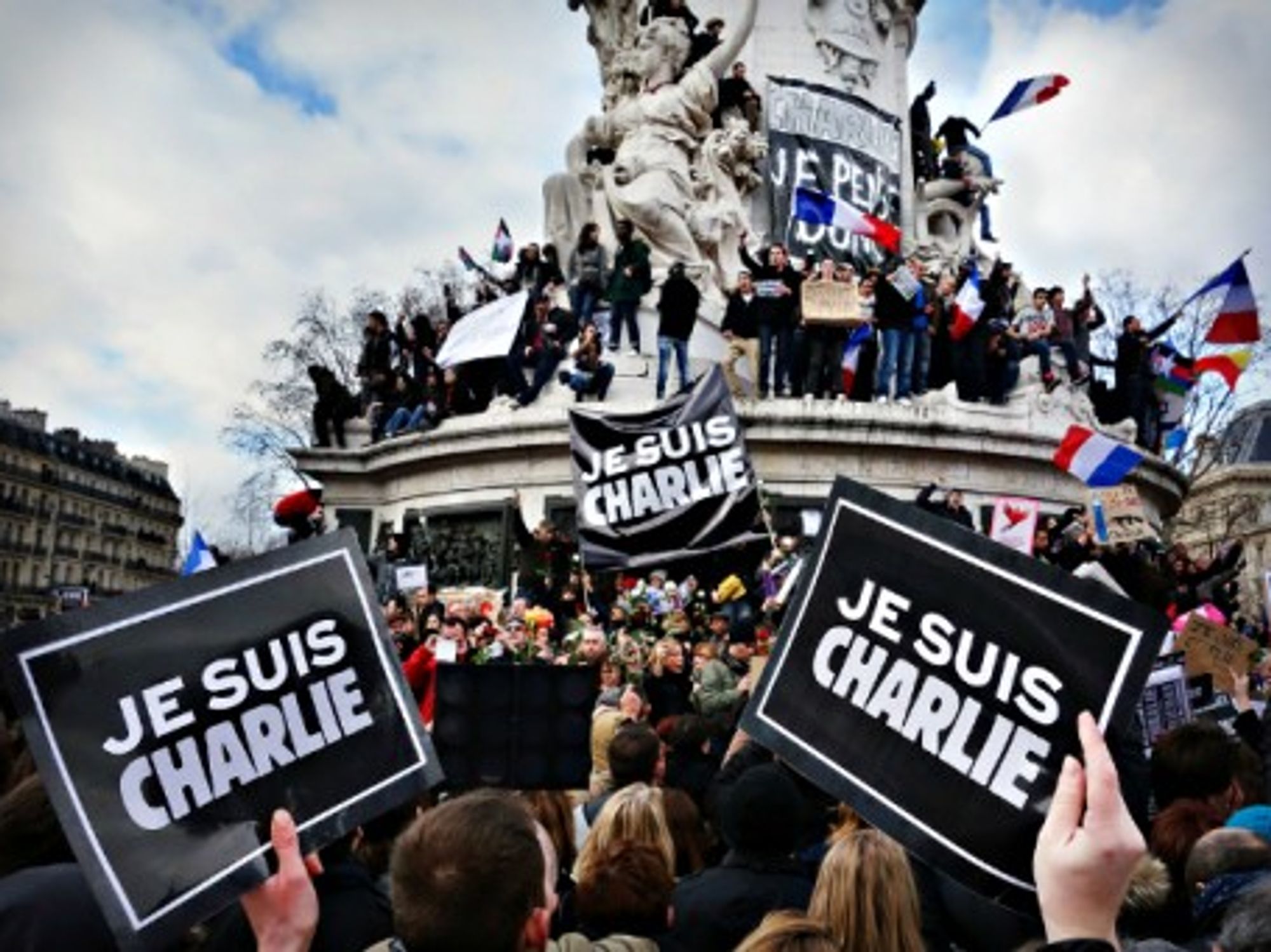 Paris' Place de la RÃ©publique on Jan. 11