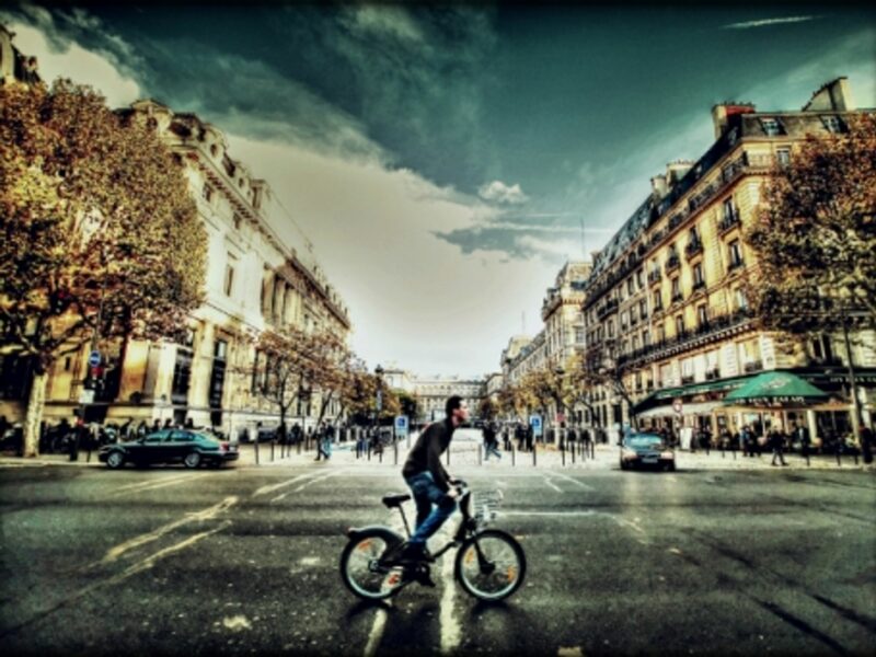 Paris street scene