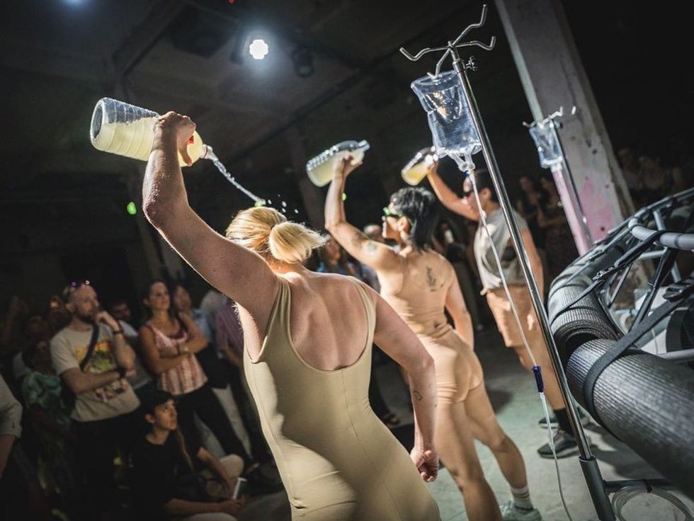 Part Two - Hydration, Climate Fitness exhibition, at Matadero Madrid.