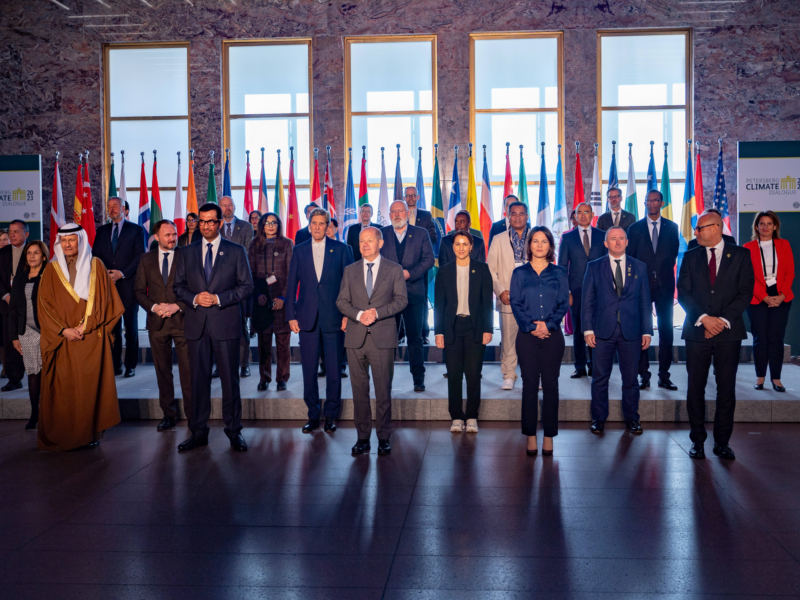 Participants of the Petersberg Climate Dialogue at the Federal Foreign Office in Berlin