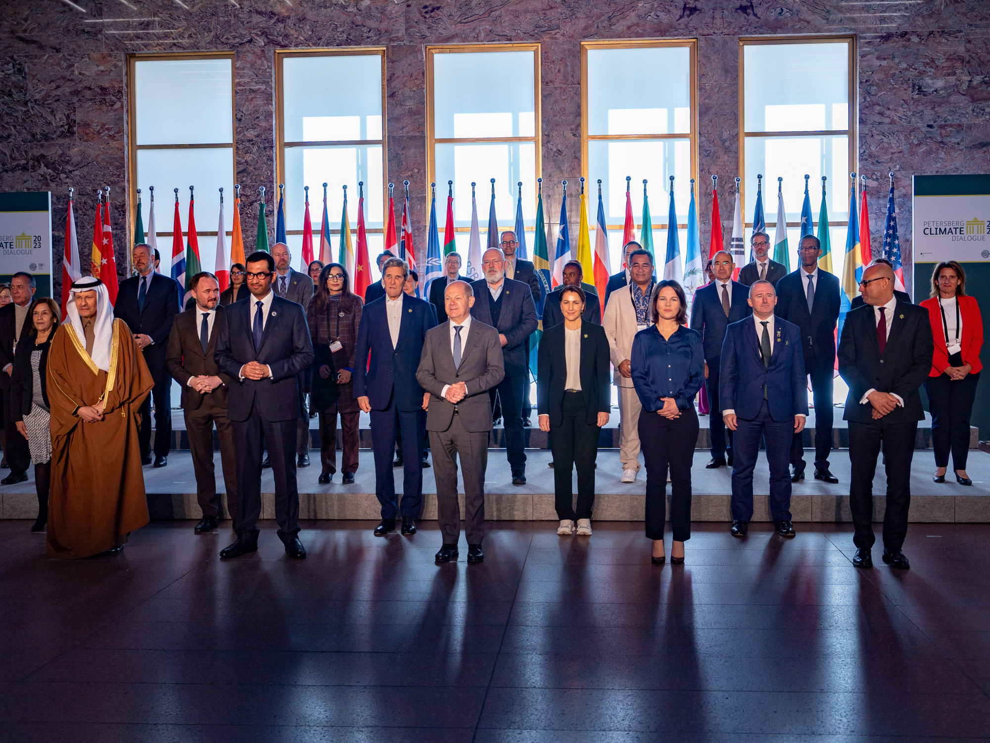 Participants of the Petersberg Climate Dialogue at the Federal Foreign Office in Berlin