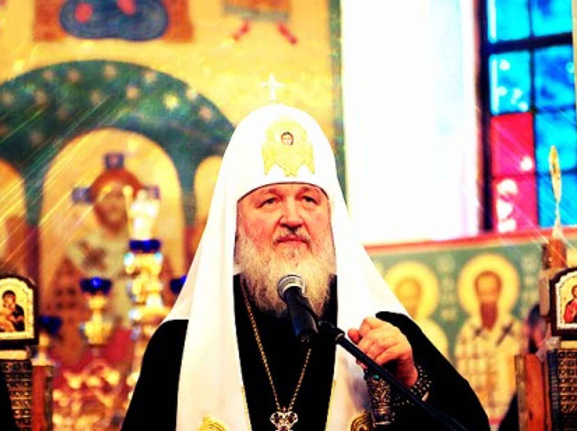 Patriarch Kirill isn't amused